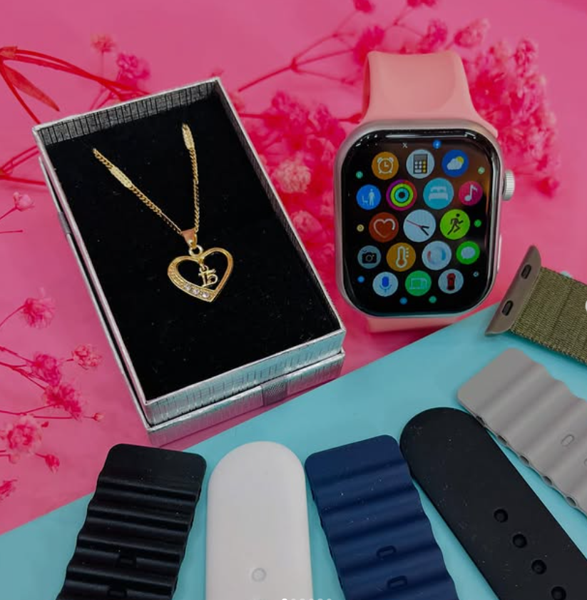 Kit Reloj Inteligente con Collar